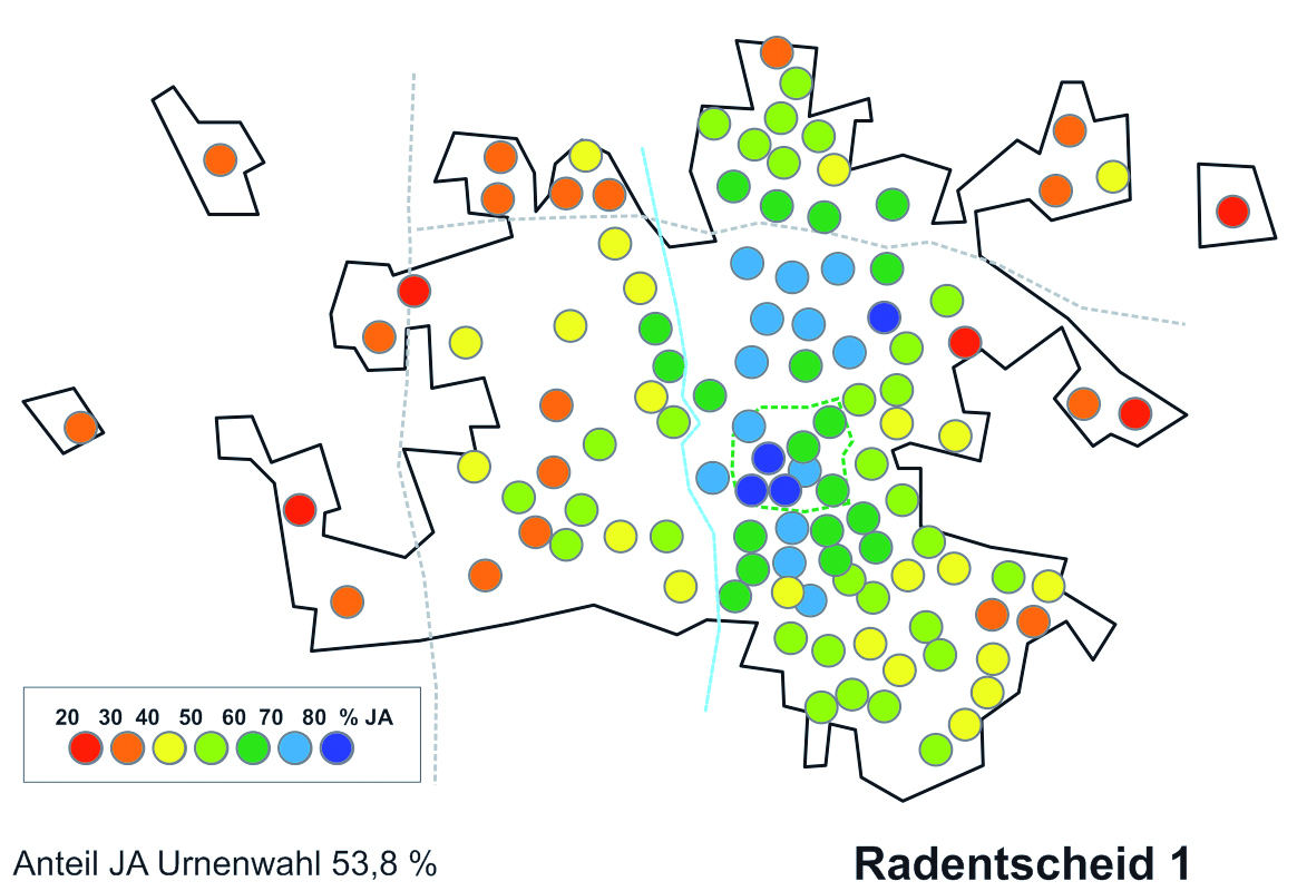 Radentscheid 1 Wahlbezirke